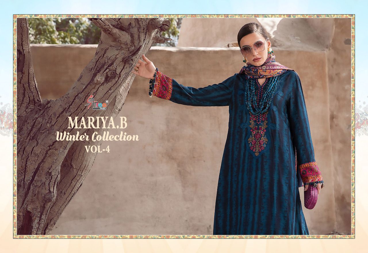 shree fab mariya b  winter collection vol 4 pashmina innovative look salwar  catalog