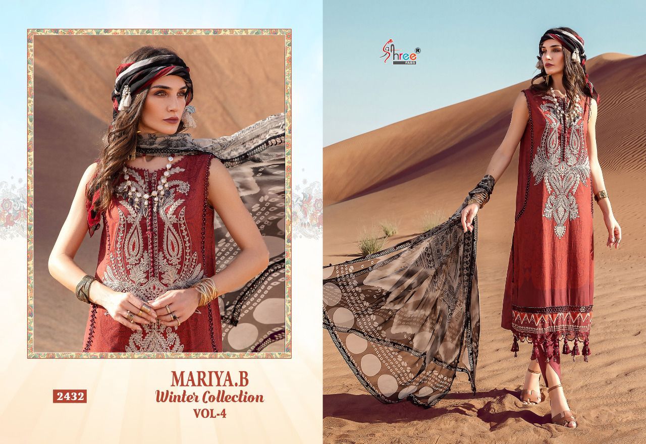 shree fab mariya b  winter collection vol 4 pashmina innovative look salwar  catalog