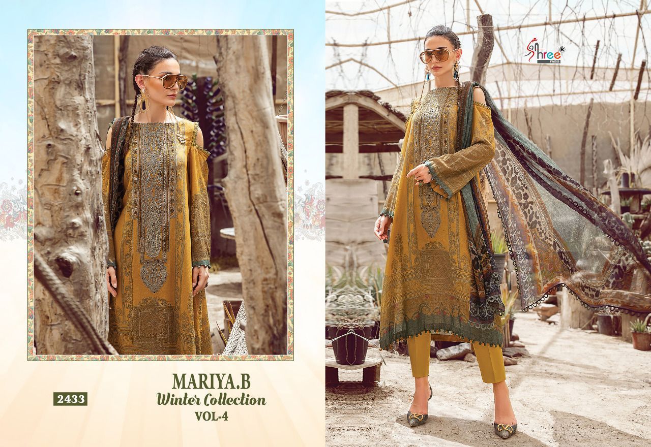 shree fab mariya b  winter collection vol 4 pashmina innovative look salwar  catalog