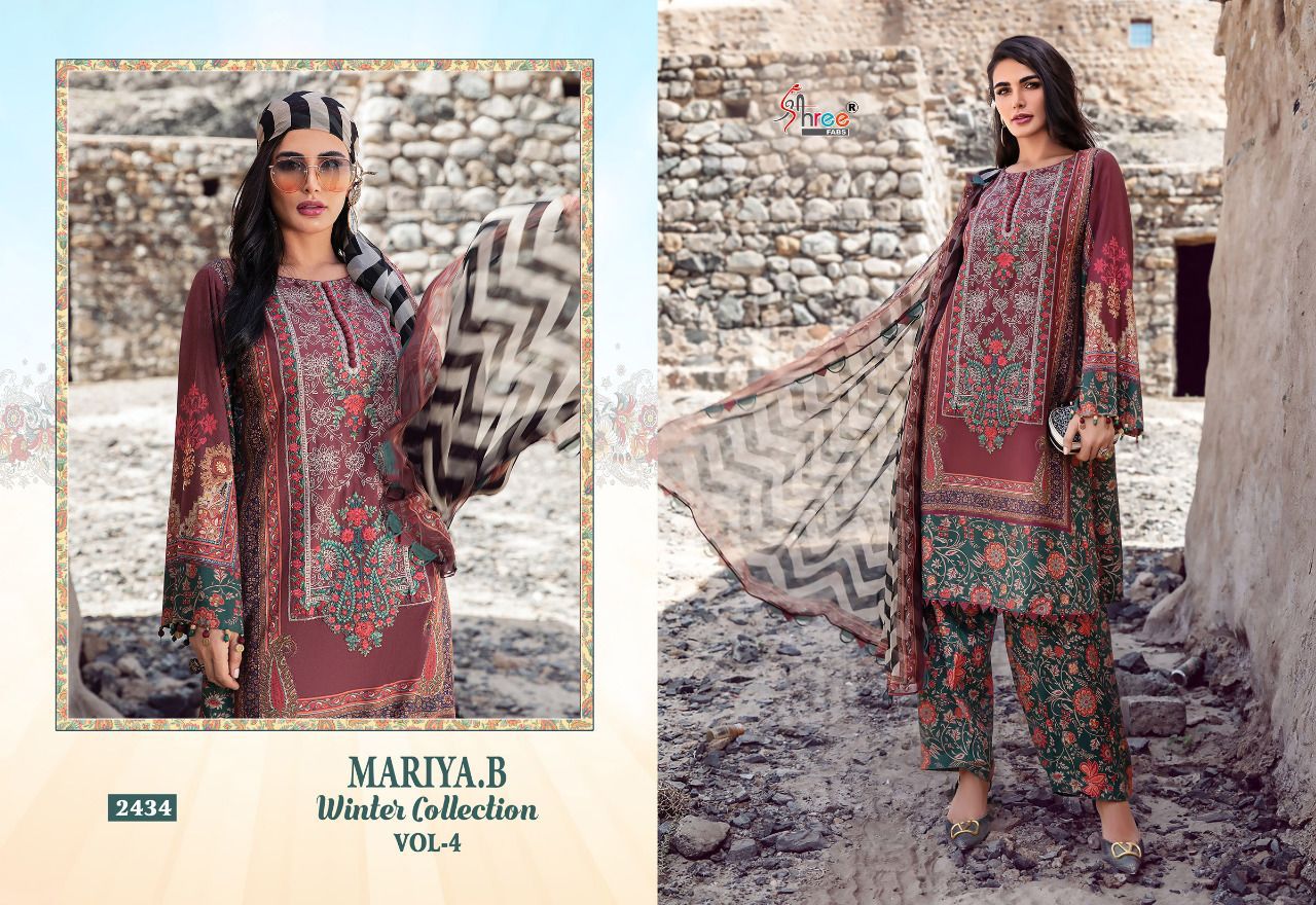 shree fab mariya b  winter collection vol 4 pashmina innovative look salwar  catalog