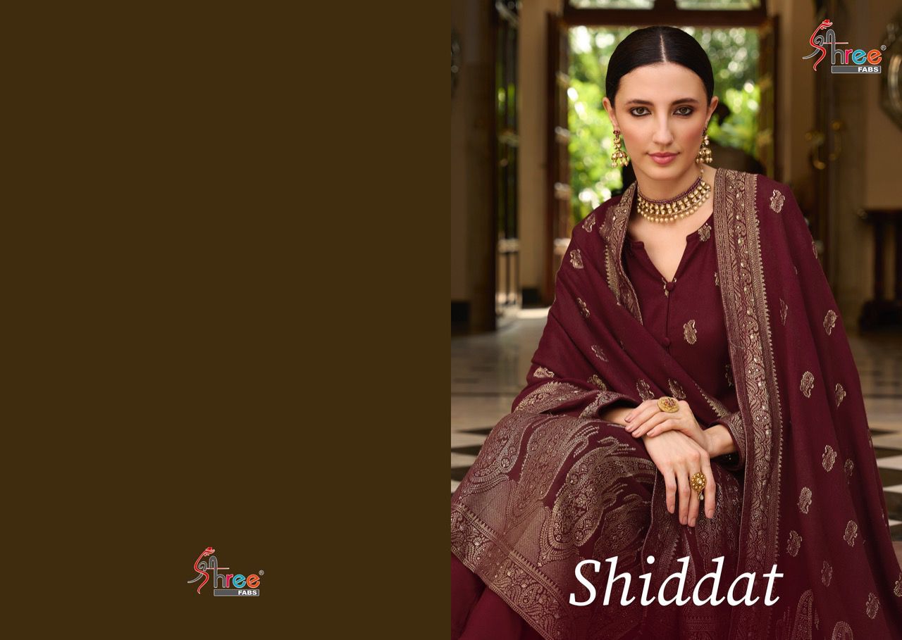 shree fabs shiddat viscose astonishing look salwar suit catalog