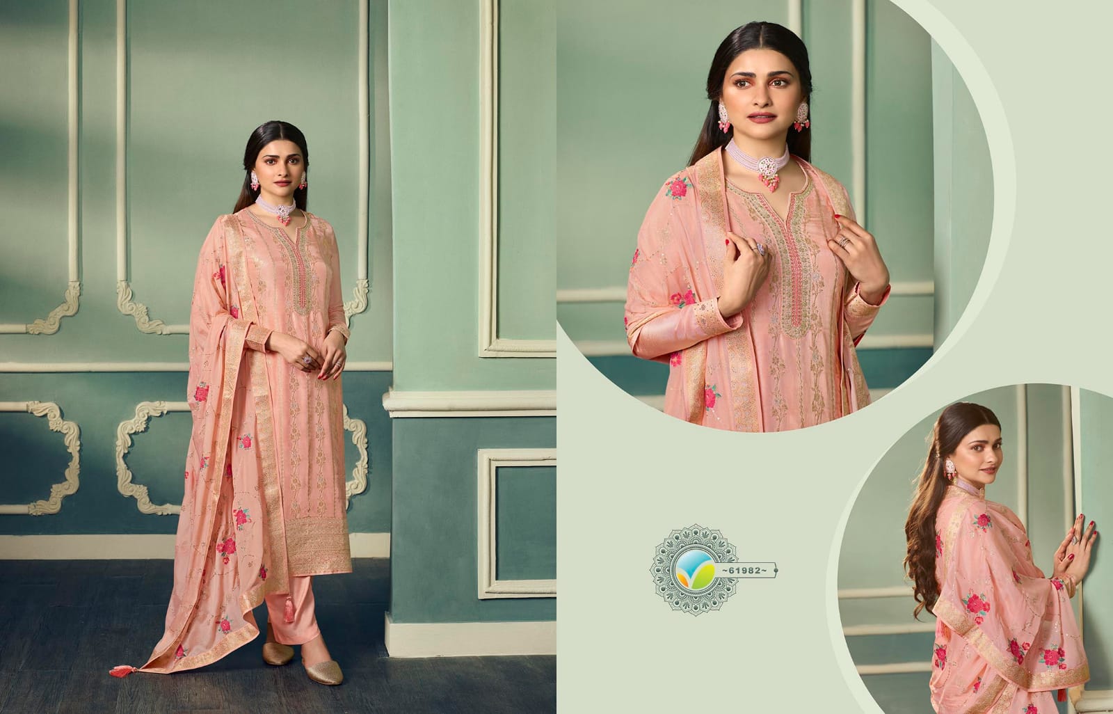 vinay fashion kaseesh aarzoo 2 dola gorgeous look salwar suit catalog