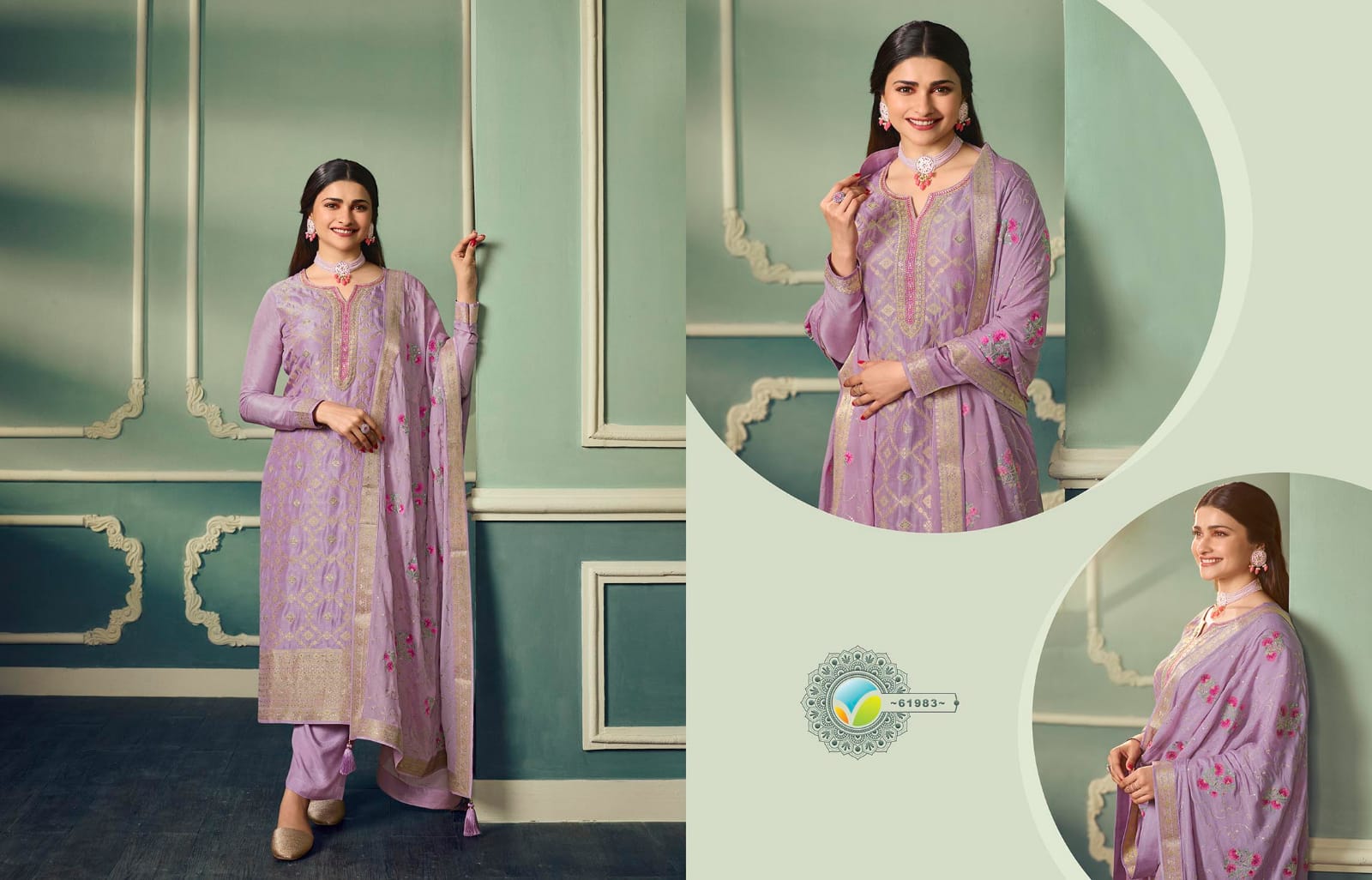 vinay fashion kaseesh aarzoo 2 dola gorgeous look salwar suit catalog