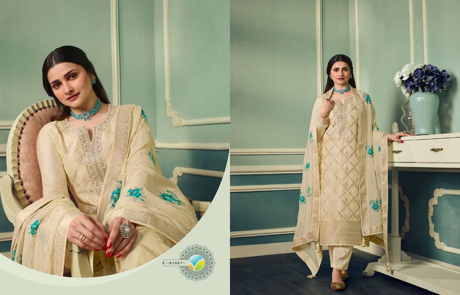 vinay fashion kaseesh aarzoo 2 dola gorgeous look salwar suit catalog