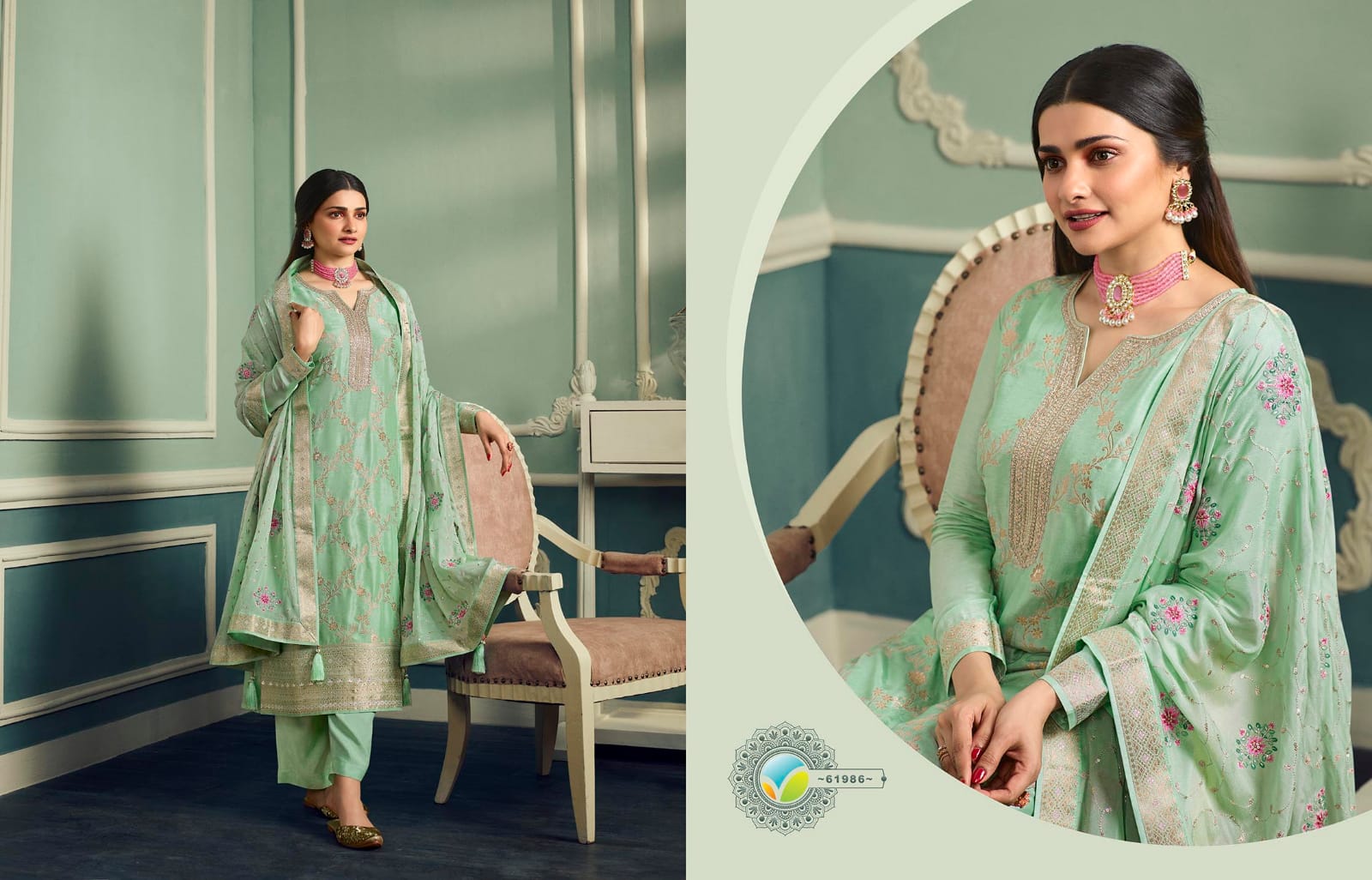 vinay fashion kaseesh aarzoo 2 dola gorgeous look salwar suit catalog