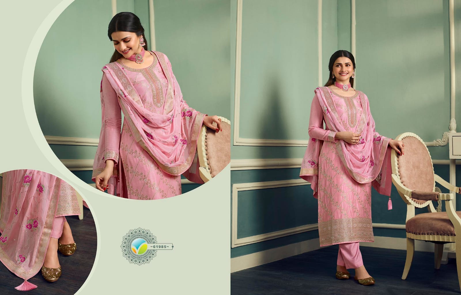 vinay fashion kaseesh aarzoo 2 dola gorgeous look salwar suit catalog