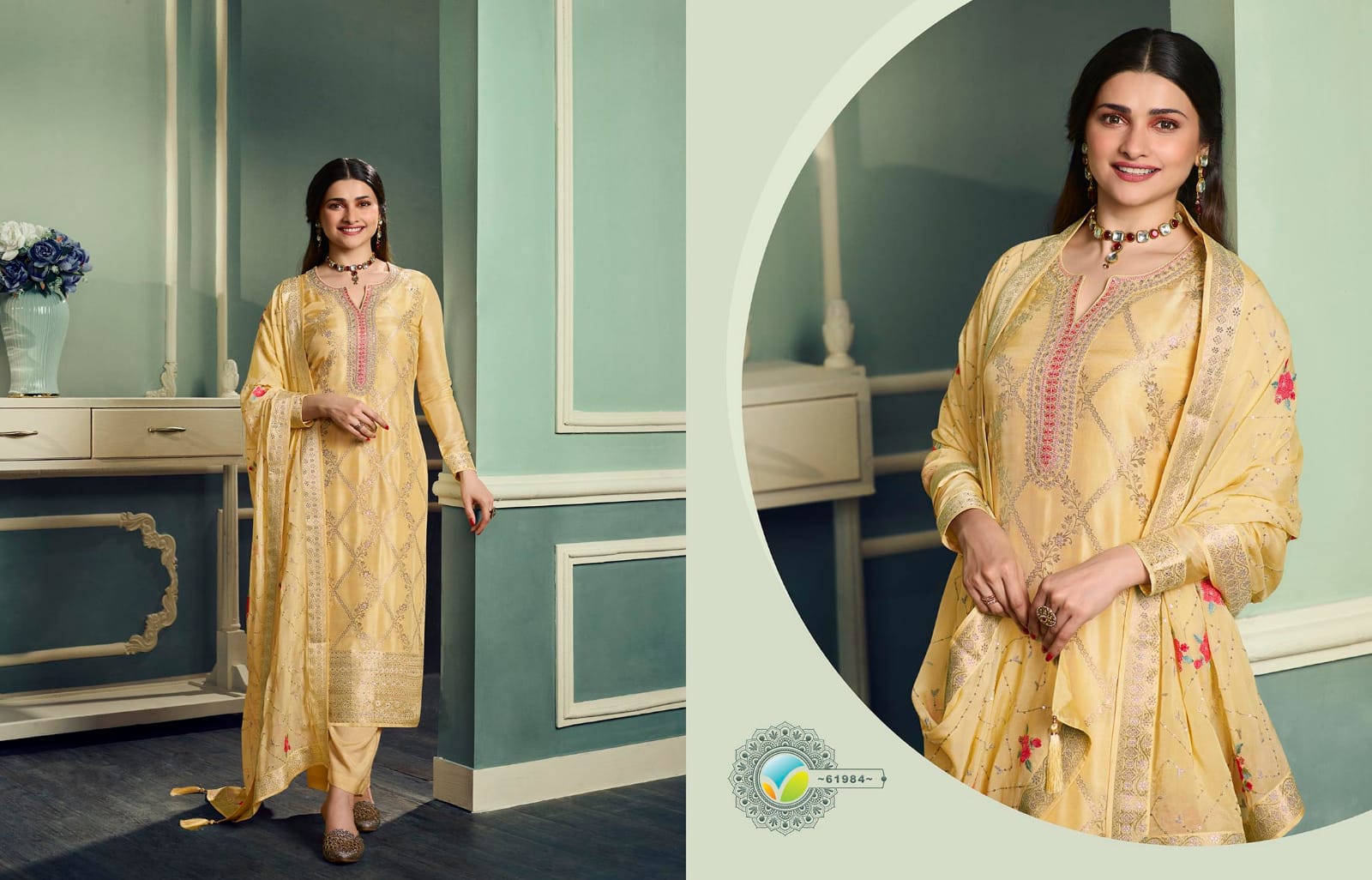 vinay fashion kaseesh aarzoo 2 dola gorgeous look salwar suit catalog