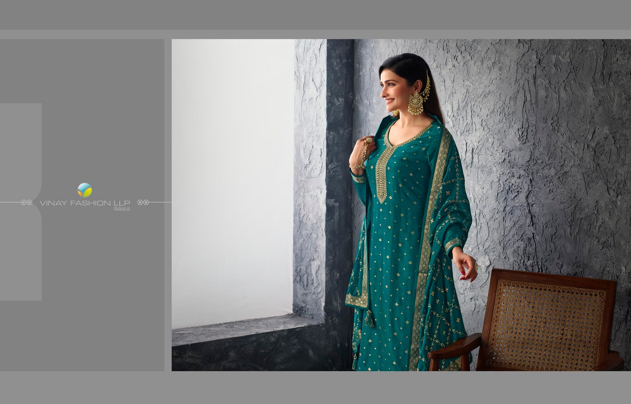 vinay fashion kaseesh glazze 2 dola new and modern style salwar suit catalog