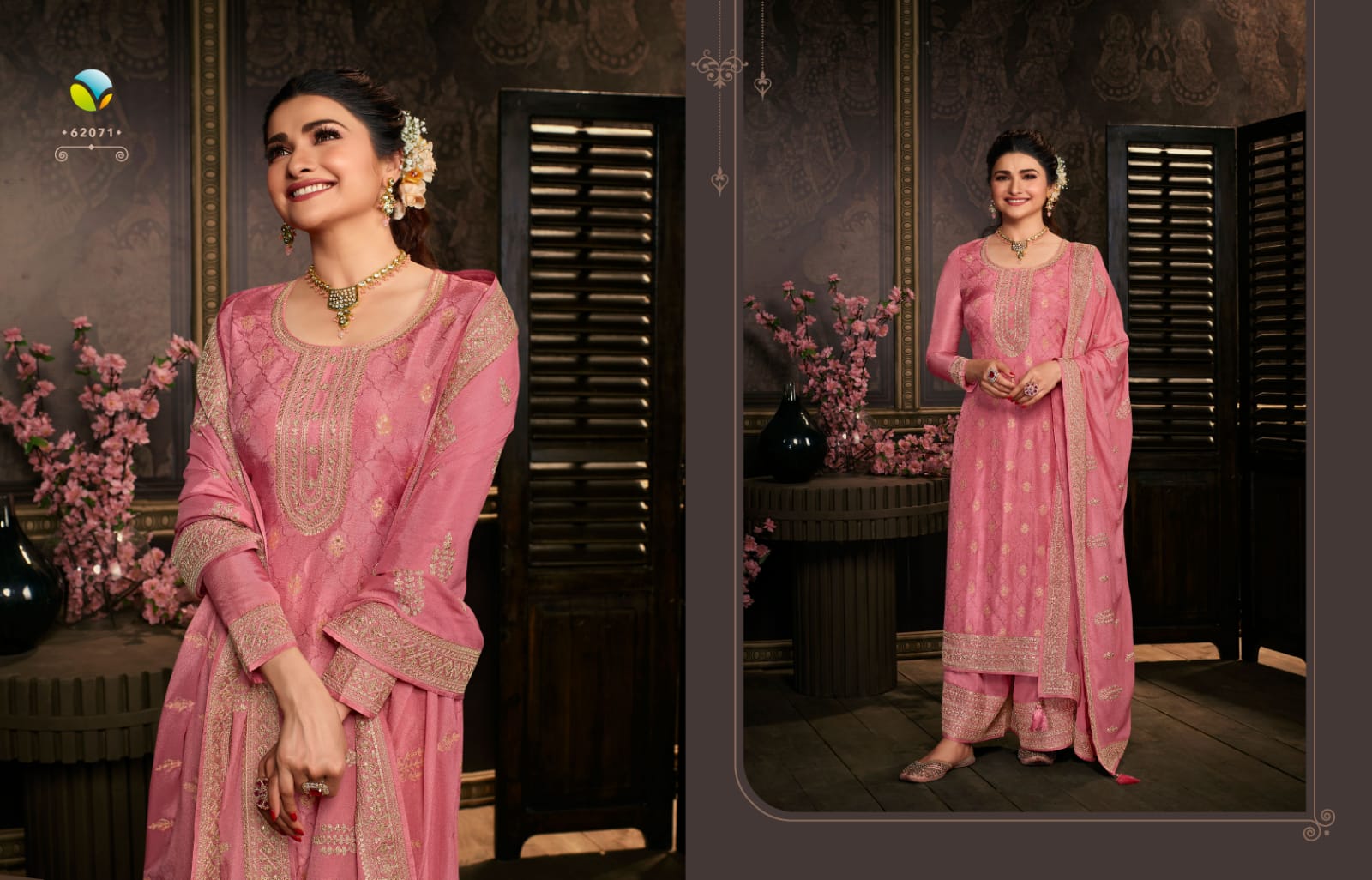 vinay fashion kaseesh soha dola jacouard festive look salwar suit catalog