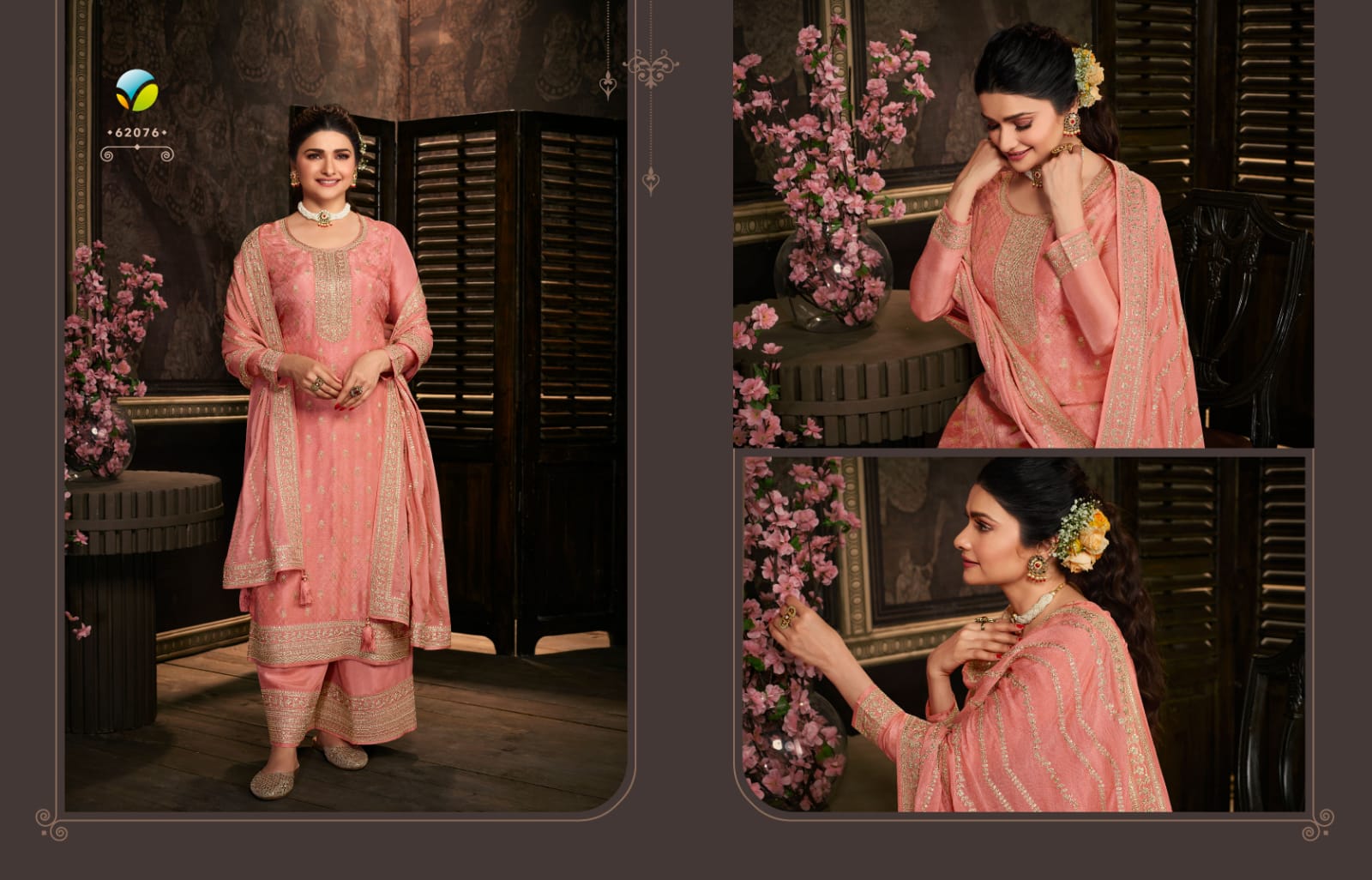 vinay fashion kaseesh soha dola jacouard festive look salwar suit catalog