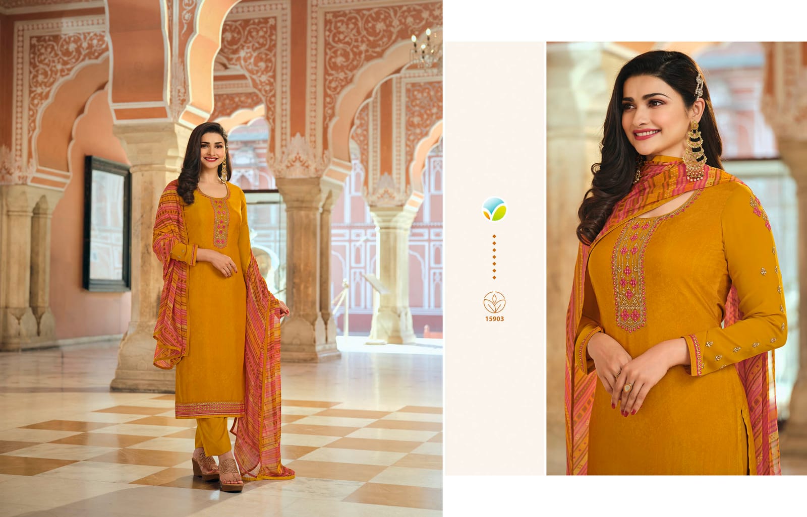 vinay fashion silkina royal crape 35 crape  exclusive look salwar suit  catalog