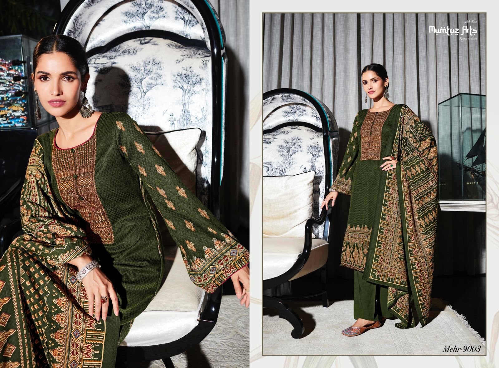 mumtaz art mumtaz art mehr pashmina elegant salwar suit catalog