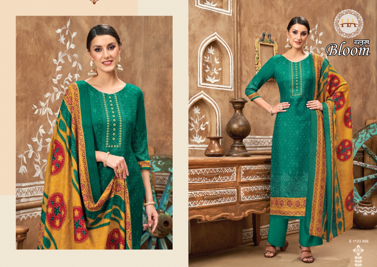 alok suit bloom pashmina elegant salwar suit catalog