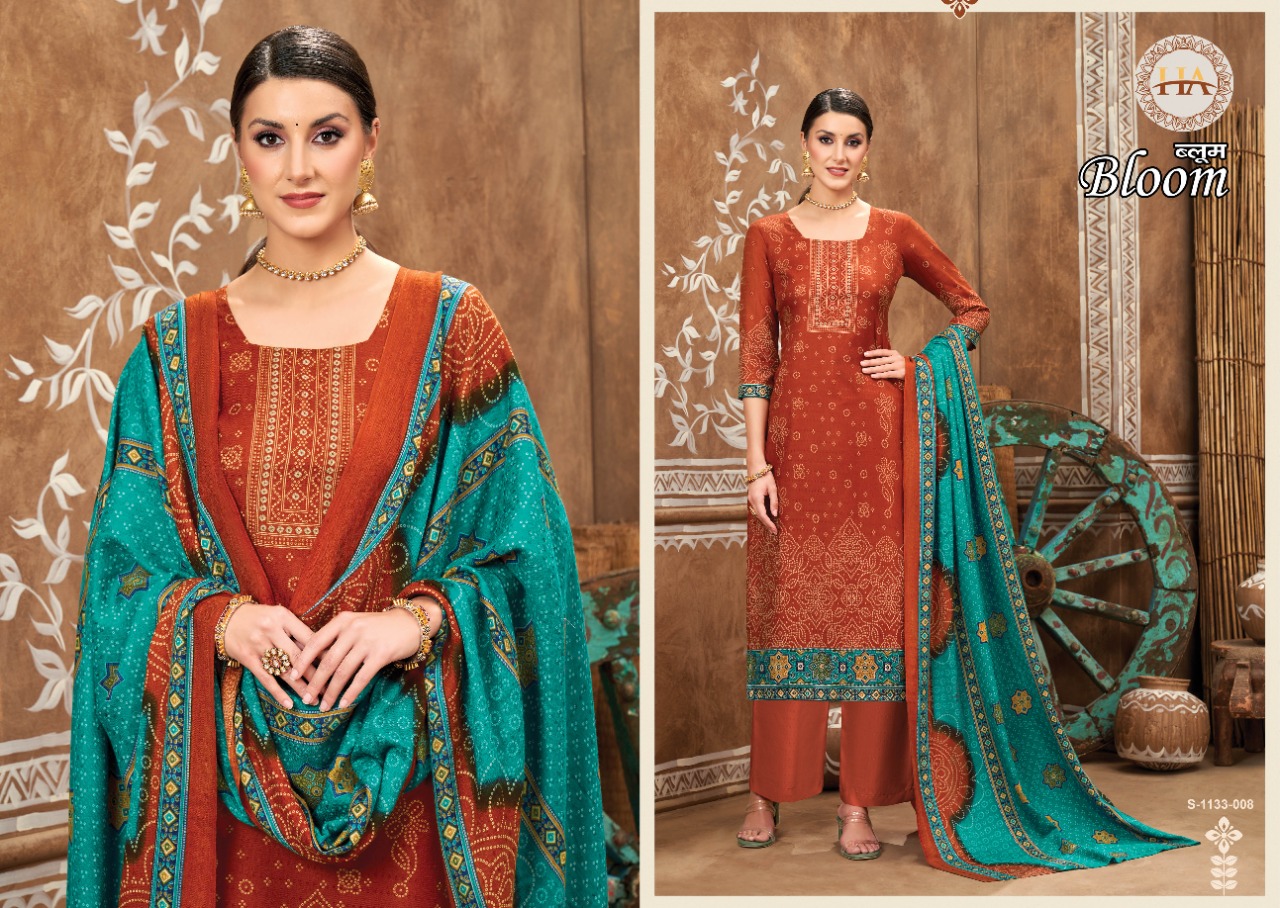 alok suit bloom pashmina elegant salwar suit catalog