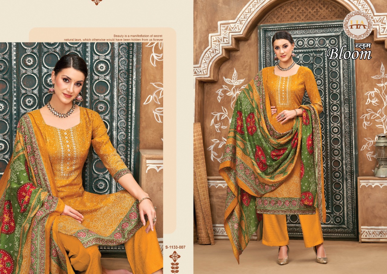 alok suit bloom pashmina elegant salwar suit catalog