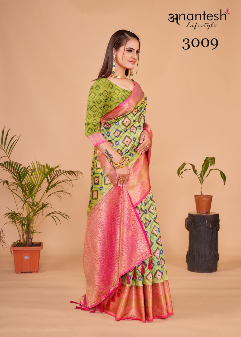 anantesh lifestyle Kalamkari pattu silk vol 2 kalamkari regal  look saree catalog