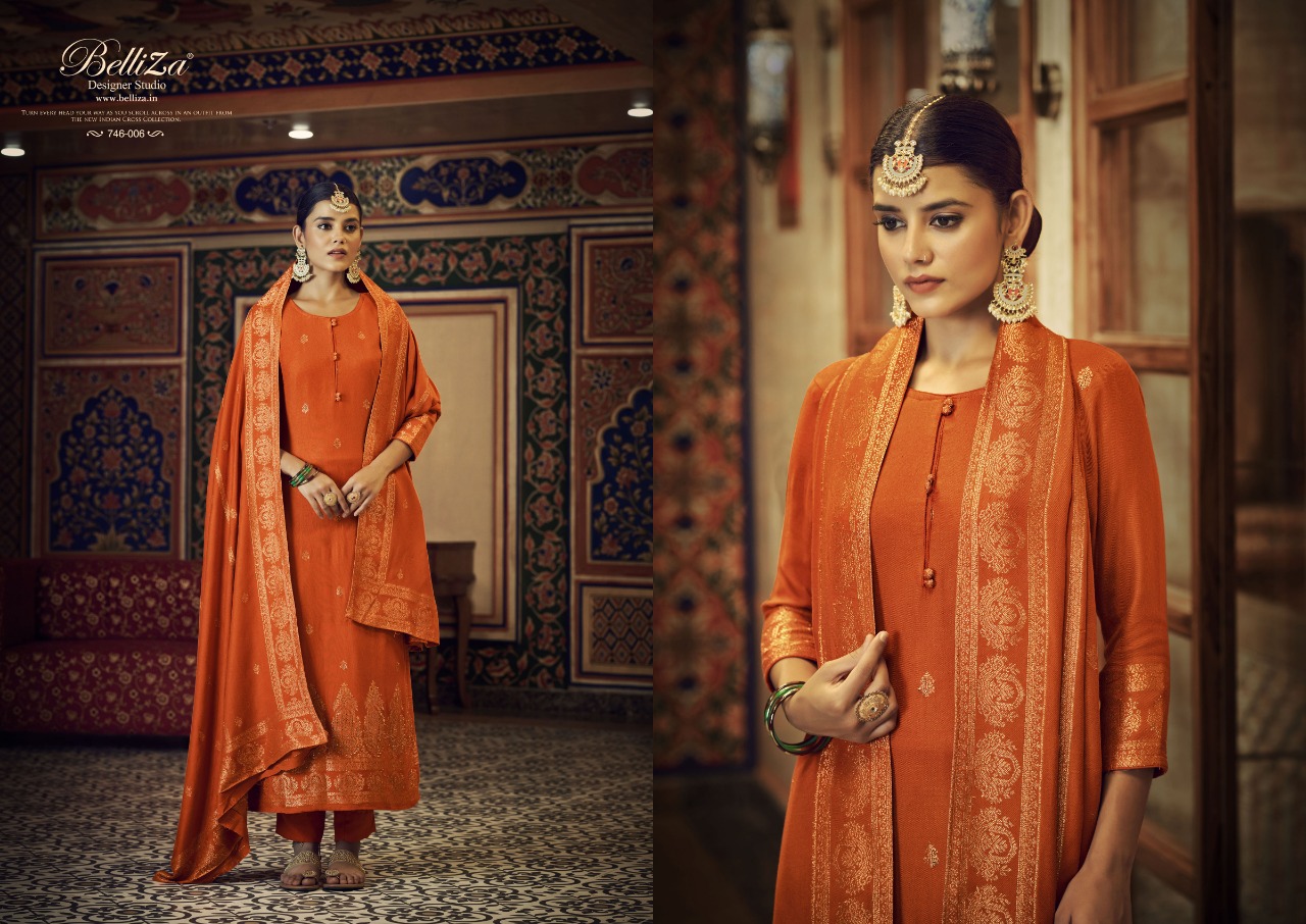 belliza designer studio shayarana viscose gorgeous look salwar suit catalog