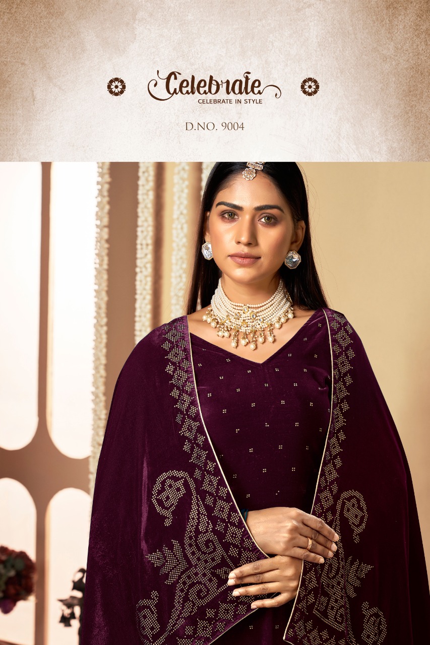 bipson zhalak 9001 to 9004 viscose elegant salwar suit catalog