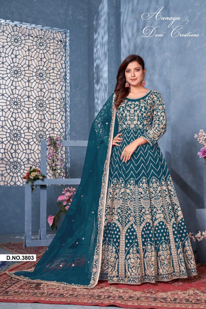 dani aanaya 3800 series vol 138 net gorgeous look salwar suit catalog