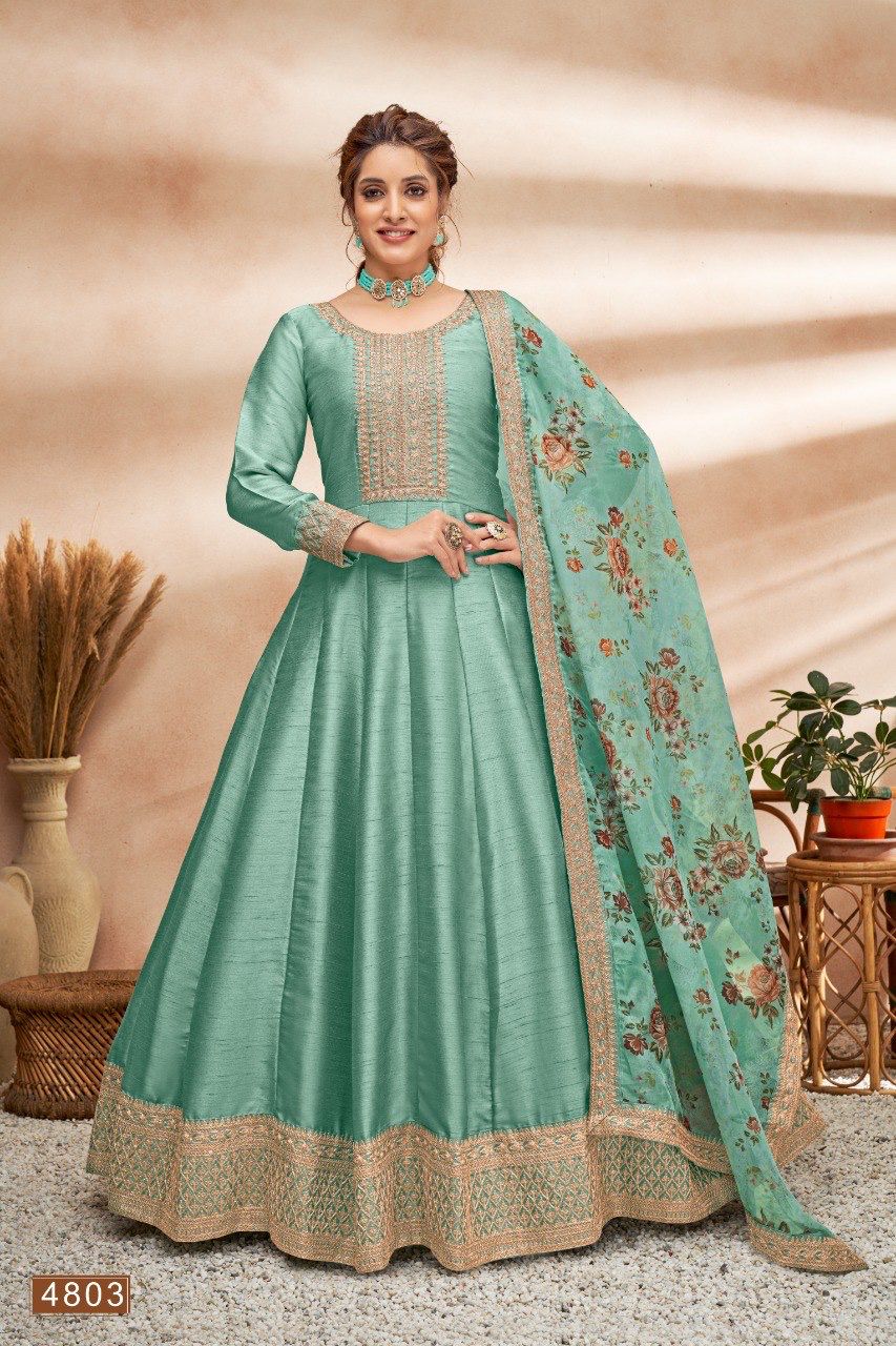 dani aanaya 4800 series vol 148 art silk gorgeous look salwar suit catalog