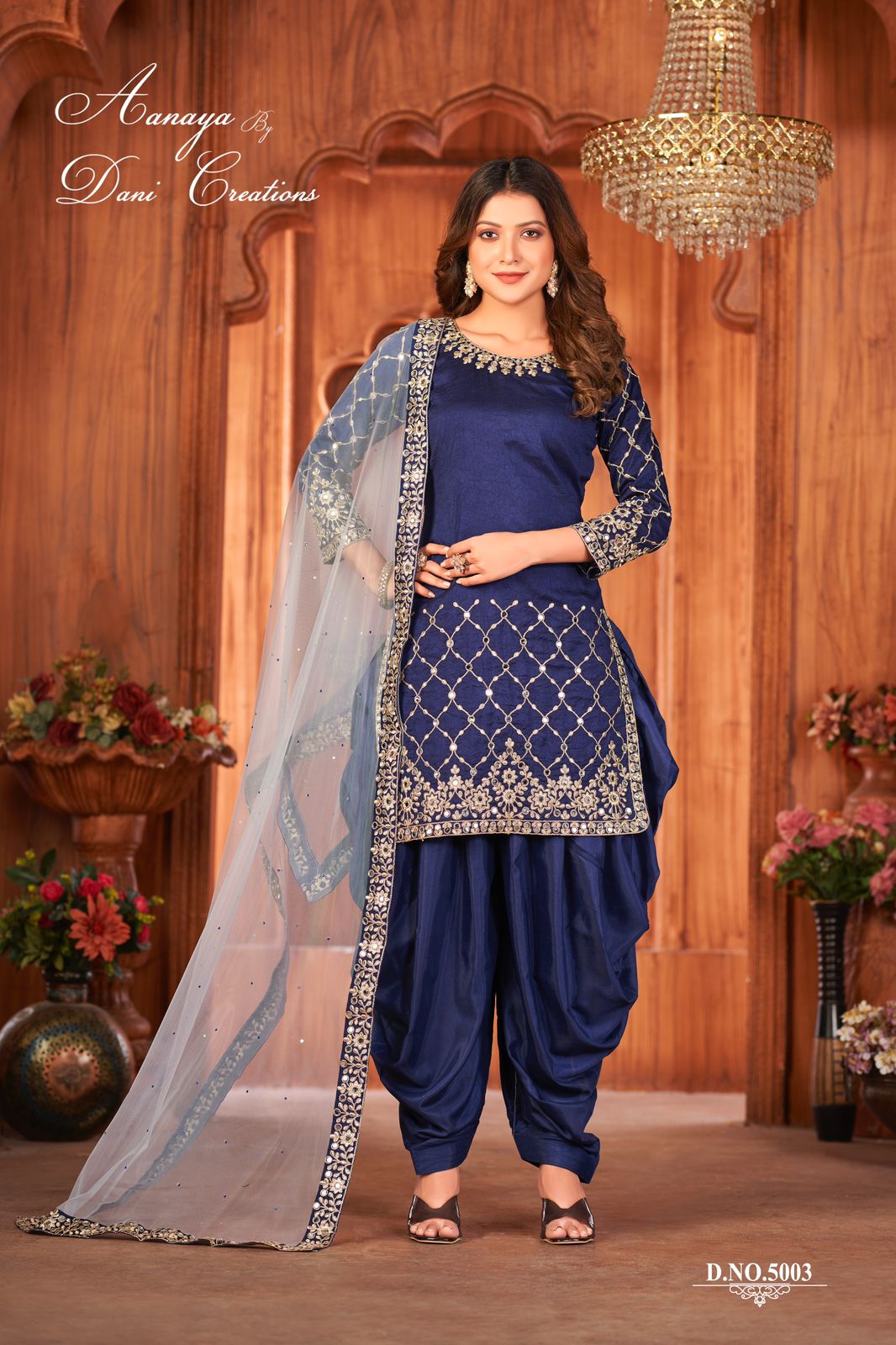 dani aanaya 5000 serice vol 150 art silk gorgeous look Salwar suit catalog