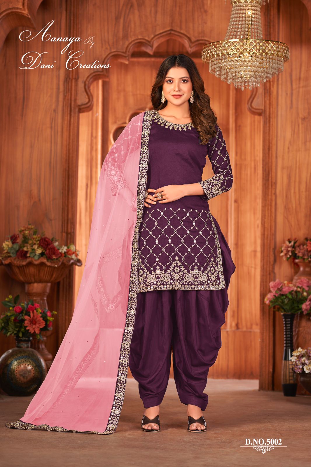 dani aanaya 5000 serice vol 150 art silk gorgeous look Salwar suit catalog