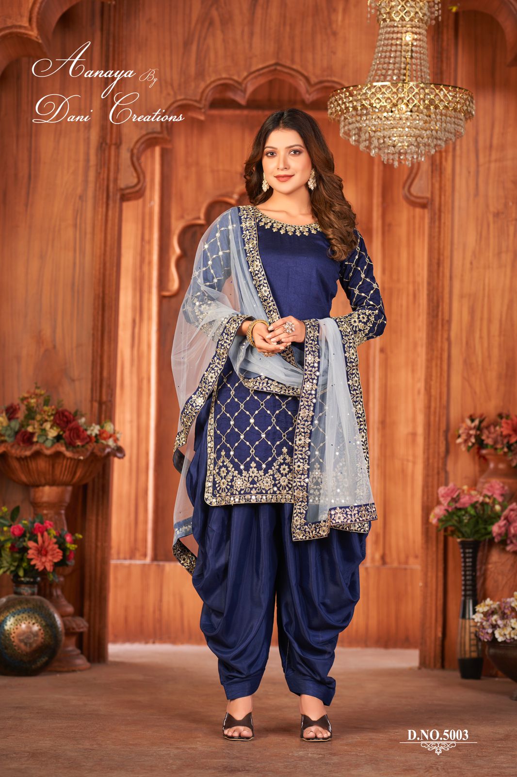 dani aanaya 5000 serice vol 150 art silk gorgeous look Salwar suit catalog