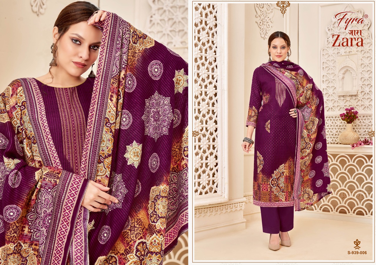 fyra alok suit zara pashmina exclusive print salwar suit catalog