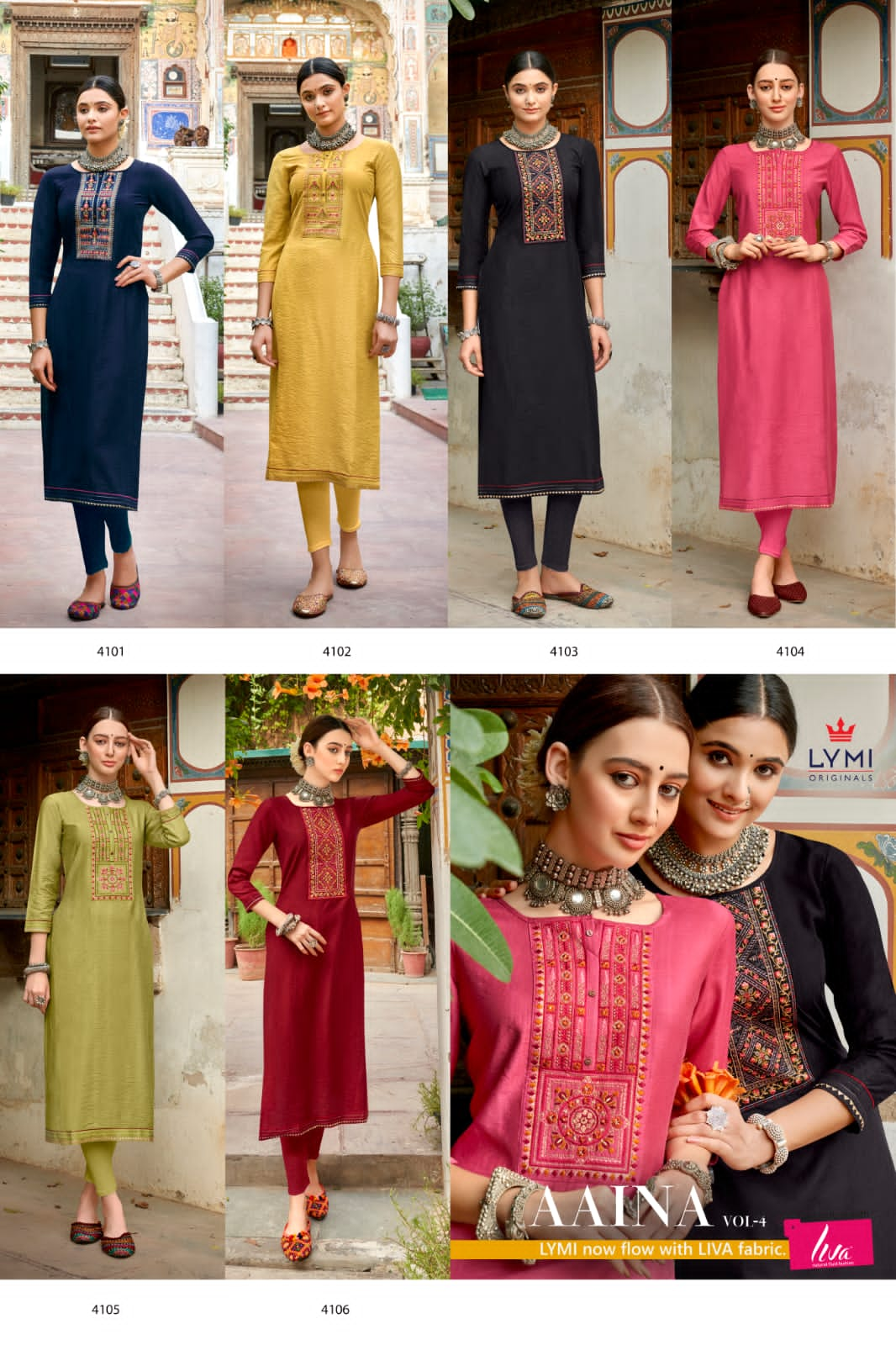 kessi rangoon aaina vol 4 goegeous look kurti catalog