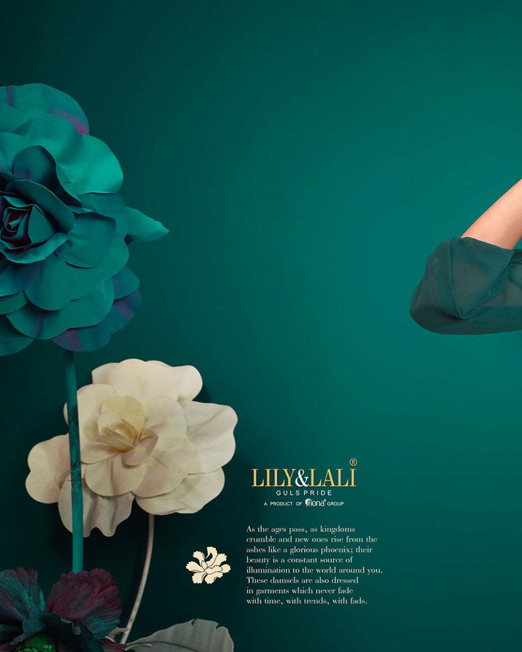 lily and lali isabel georgette gorgeous look top bottom with dupatta catalog