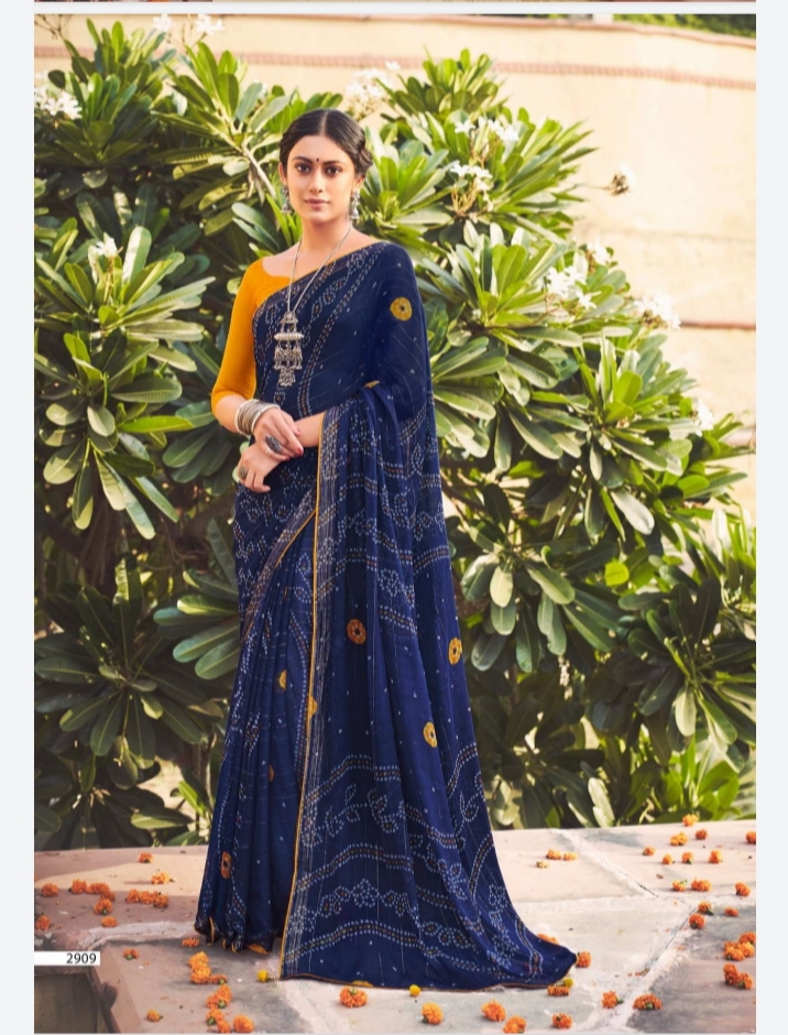 lt saree kashmira chiffon attractive print saree catalog