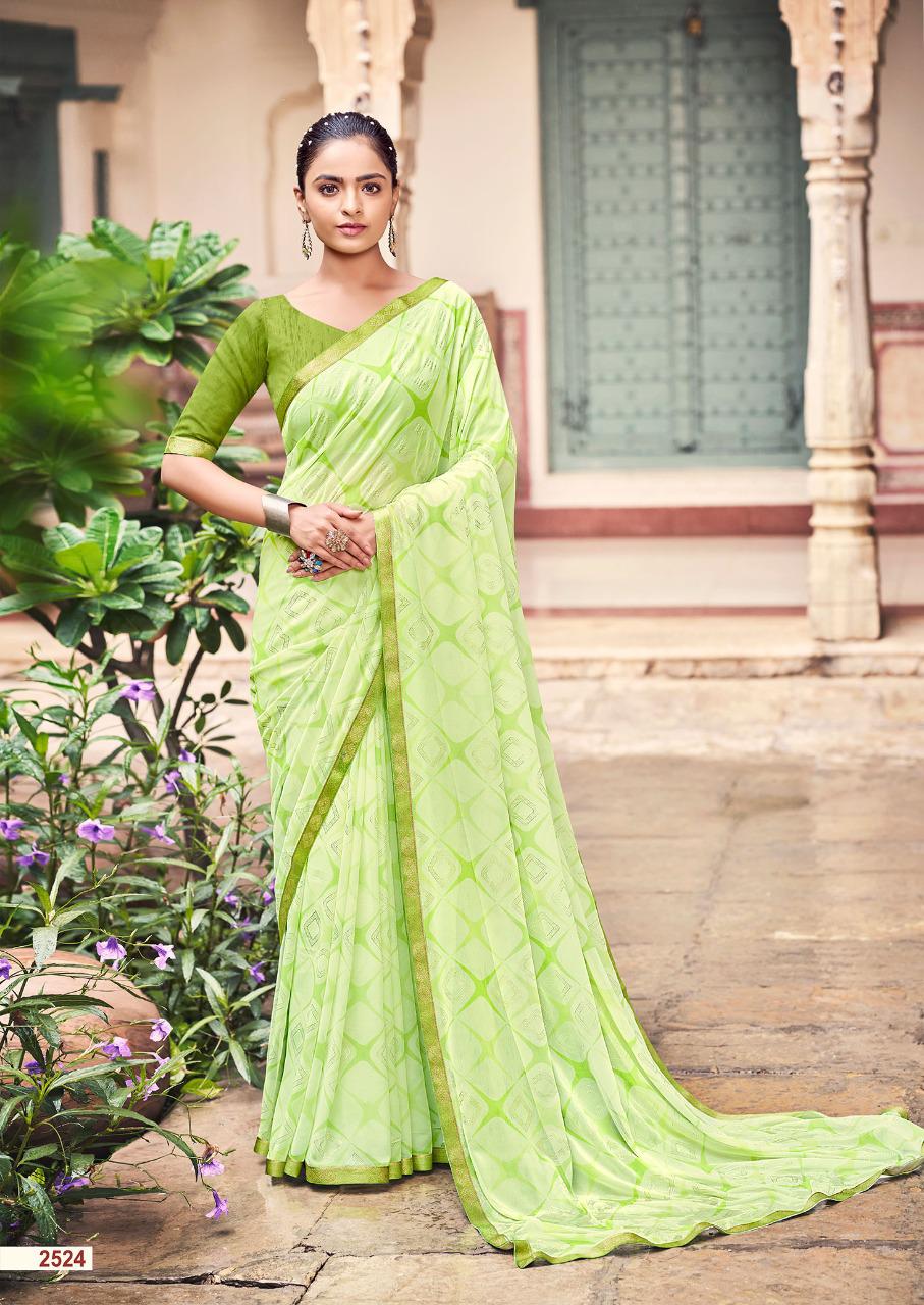 lt saree kazo chiffon attractive print saree catalog