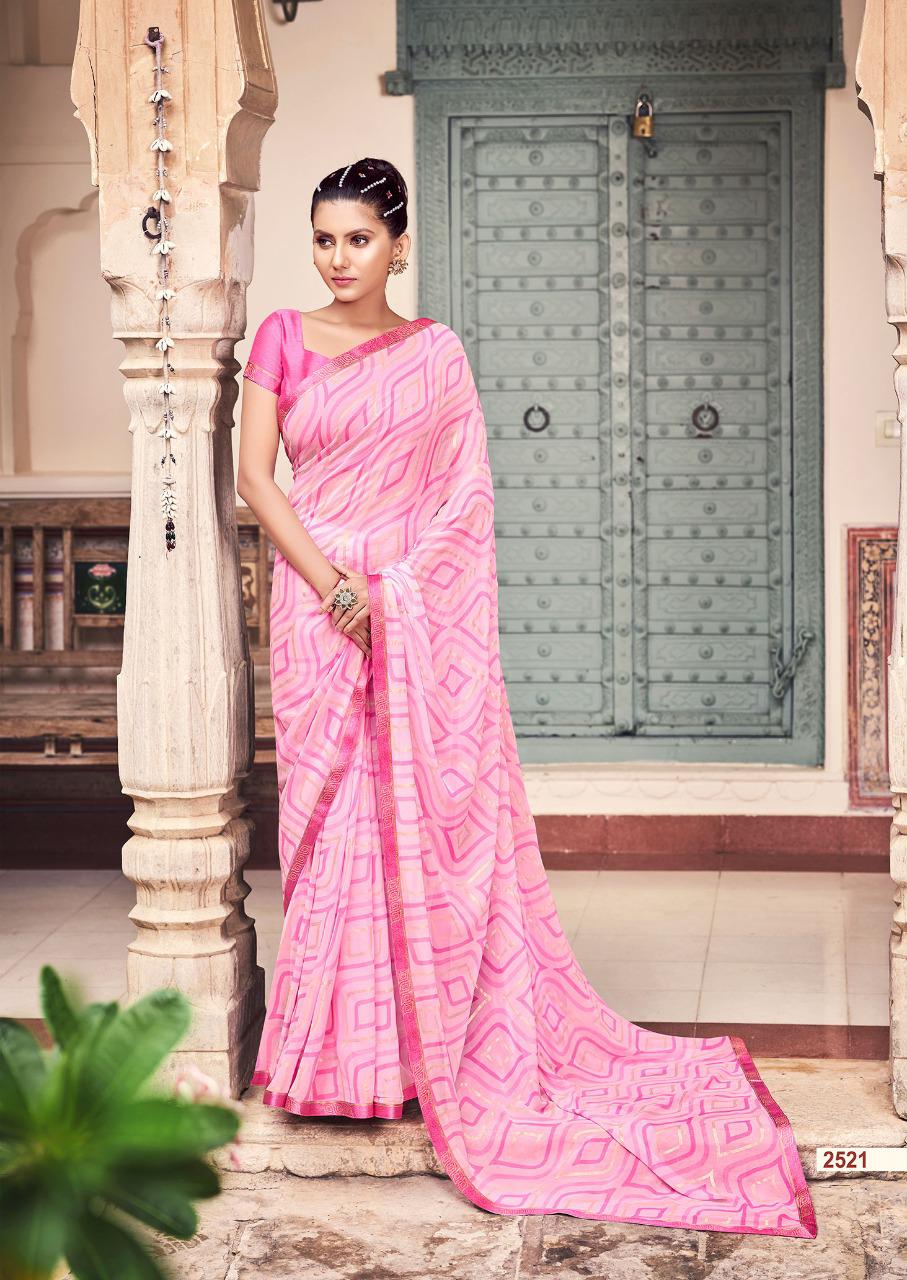 lt saree kazo chiffon attractive print saree catalog