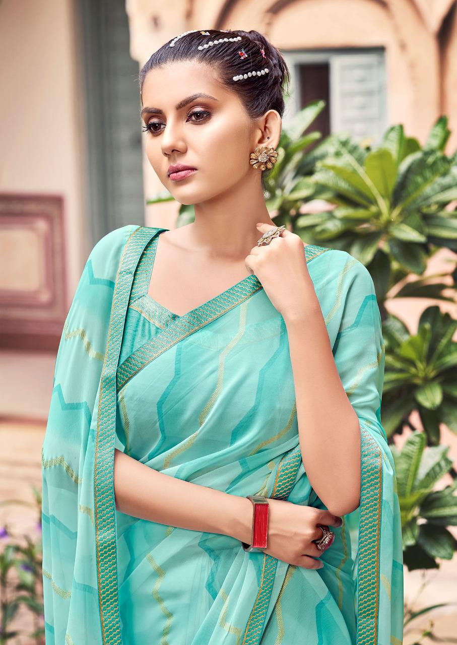 lt saree kazo chiffon attractive print saree catalog