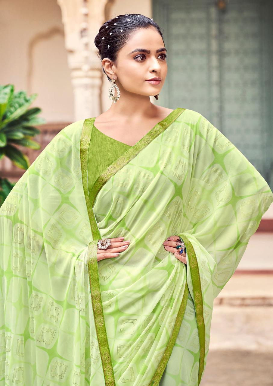 lt saree kazo chiffon exclusive print saree catalog