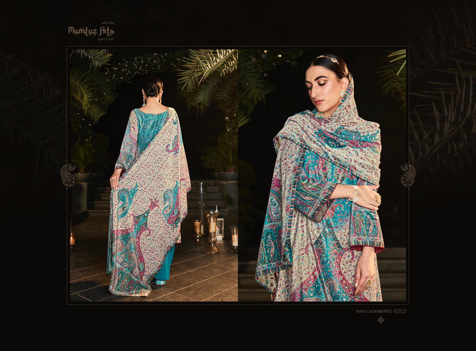 mumtaz art kani cashmere velvet exclusive print salwar suit catalog