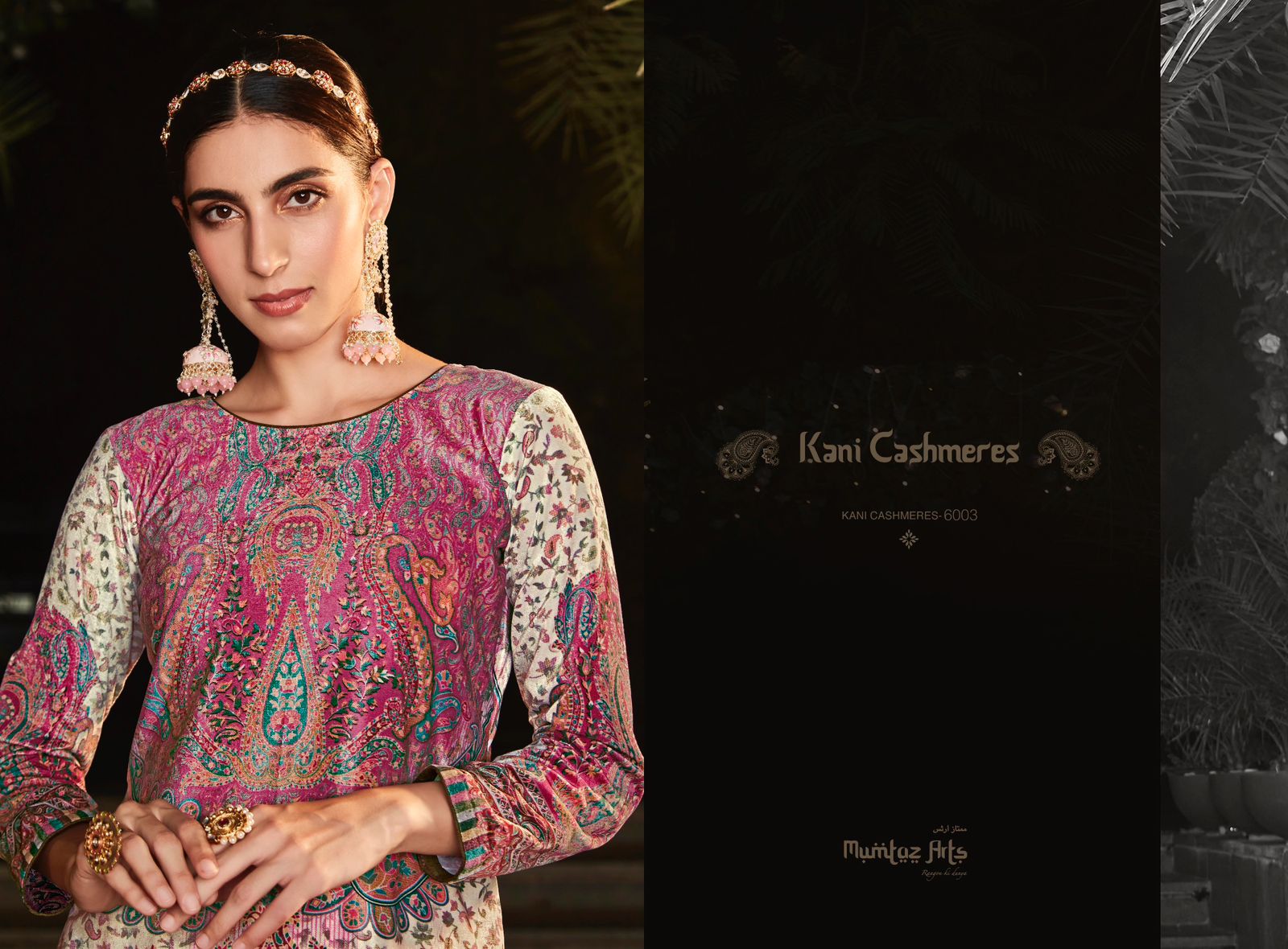 mumtaz art kani cashmere velvet exclusive print salwar suit catalog