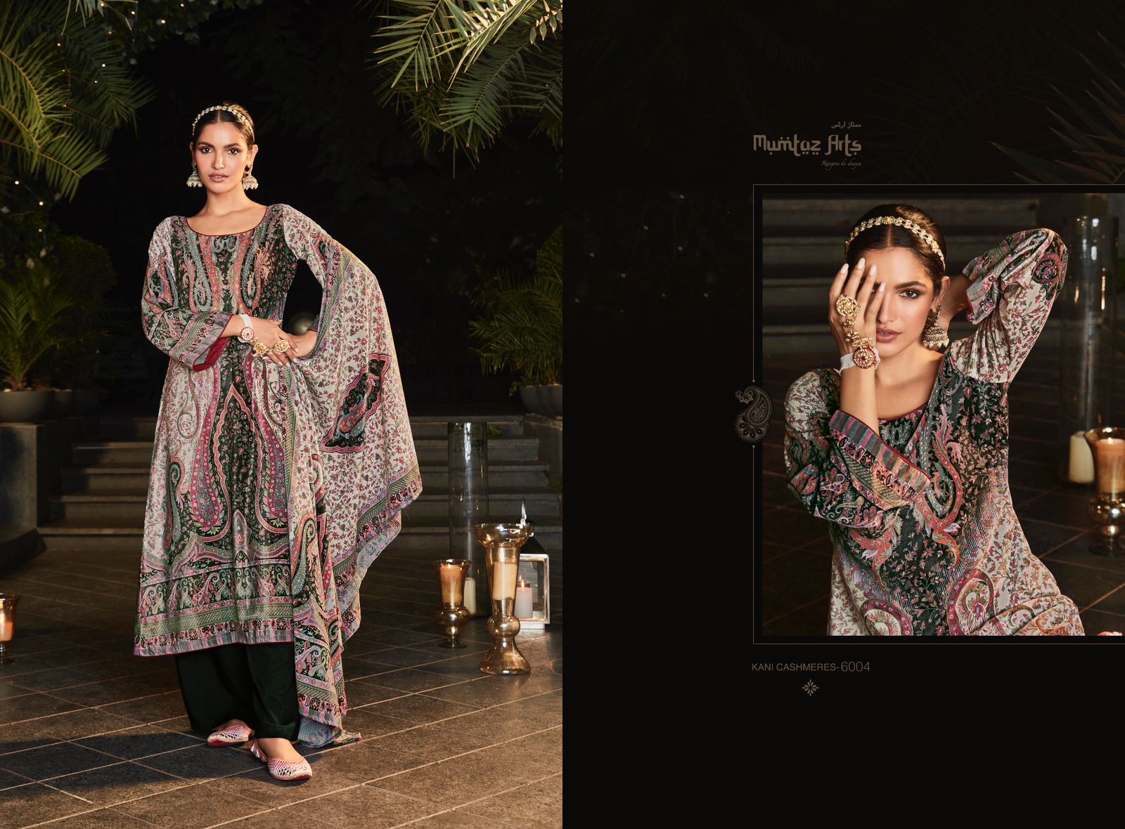 mumtaz art kani cashmere velvet exclusive print salwar suit catalog