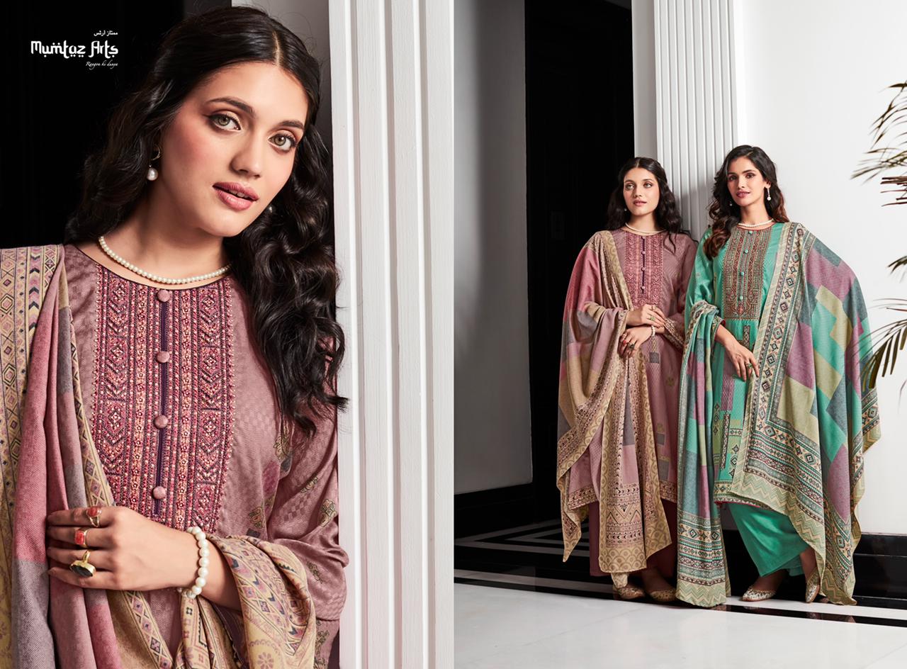 mumtaz art makhmali pashmina elegant salwar suit catalog