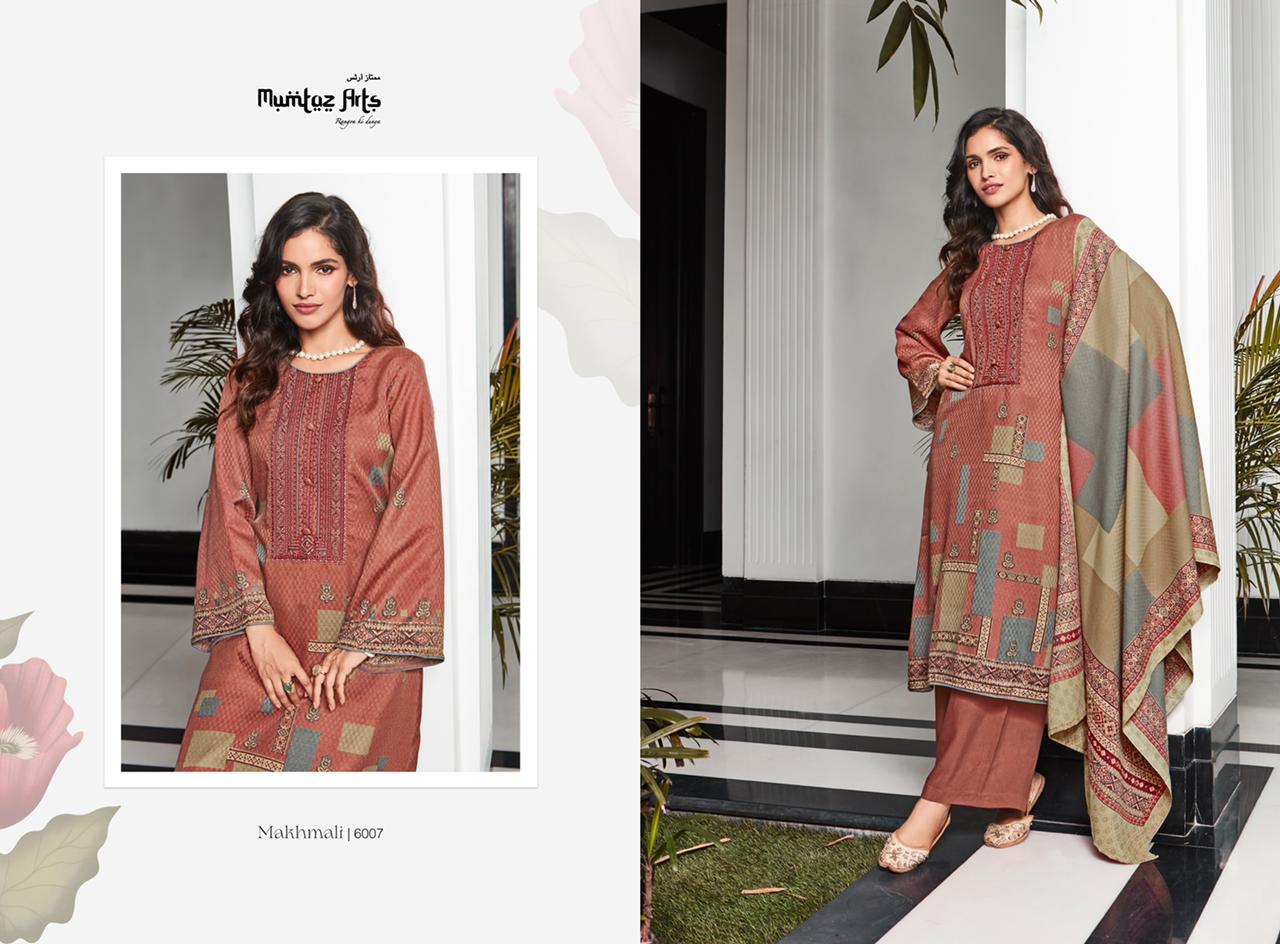 mumtaz art makhmali pashmina elegant salwar suit catalog