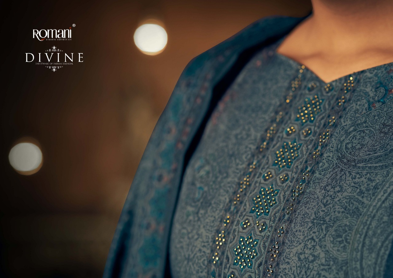 romani divine pashmina gorgeous look salwar suit catalog