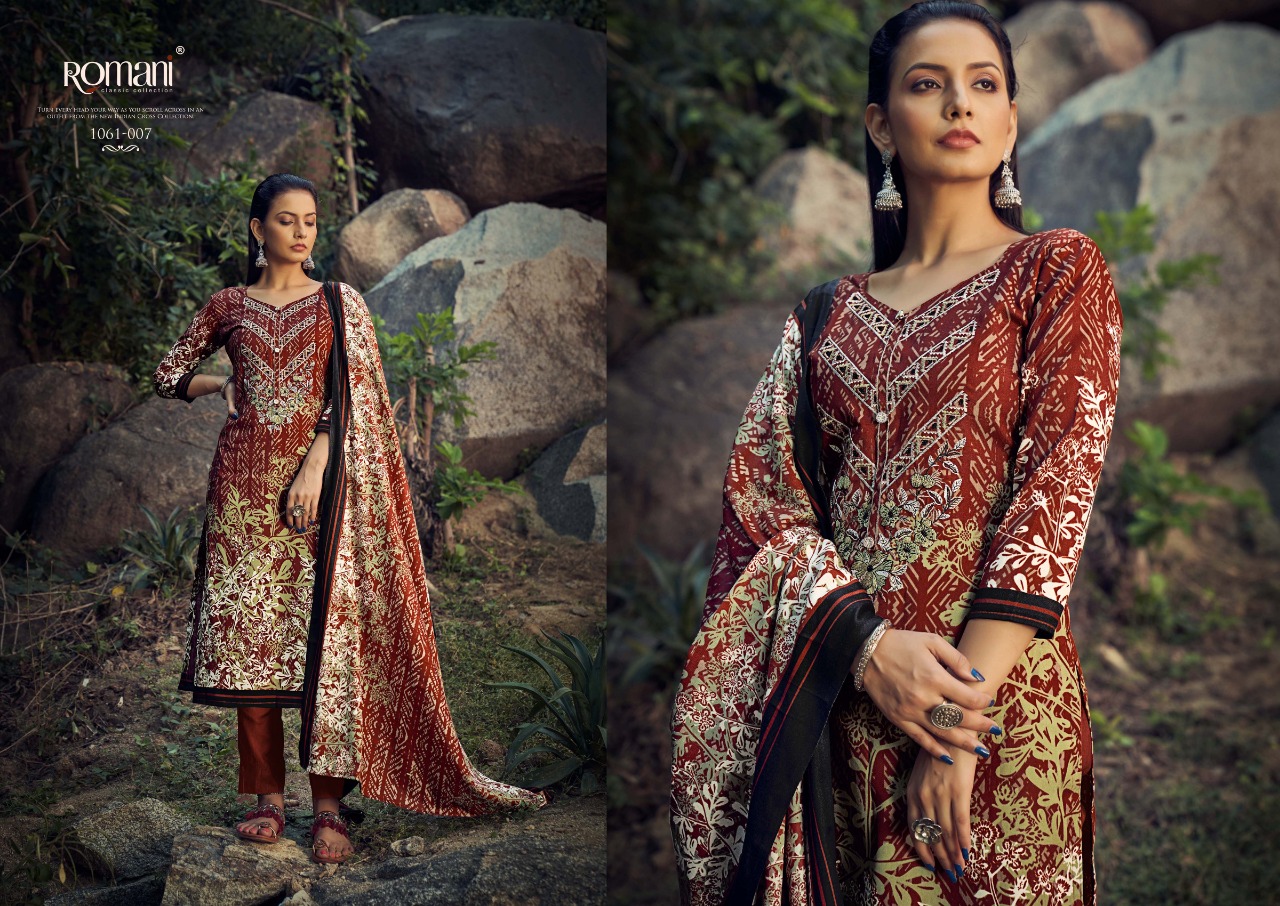 romani maria b pashmina exclusive Look salwar suit catalog