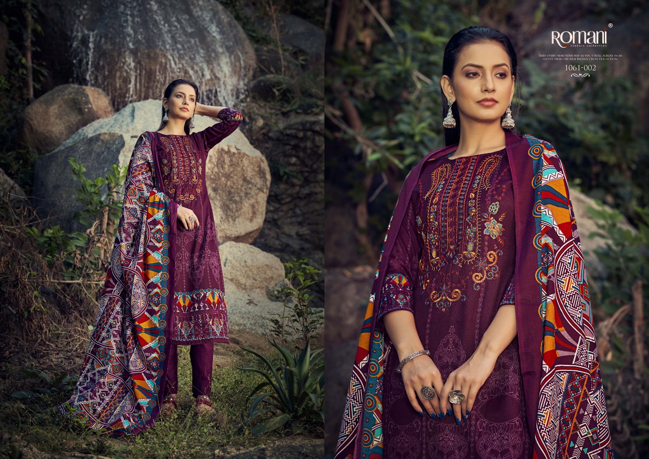 romani maria b pashmina exclusive Look salwar suit catalog