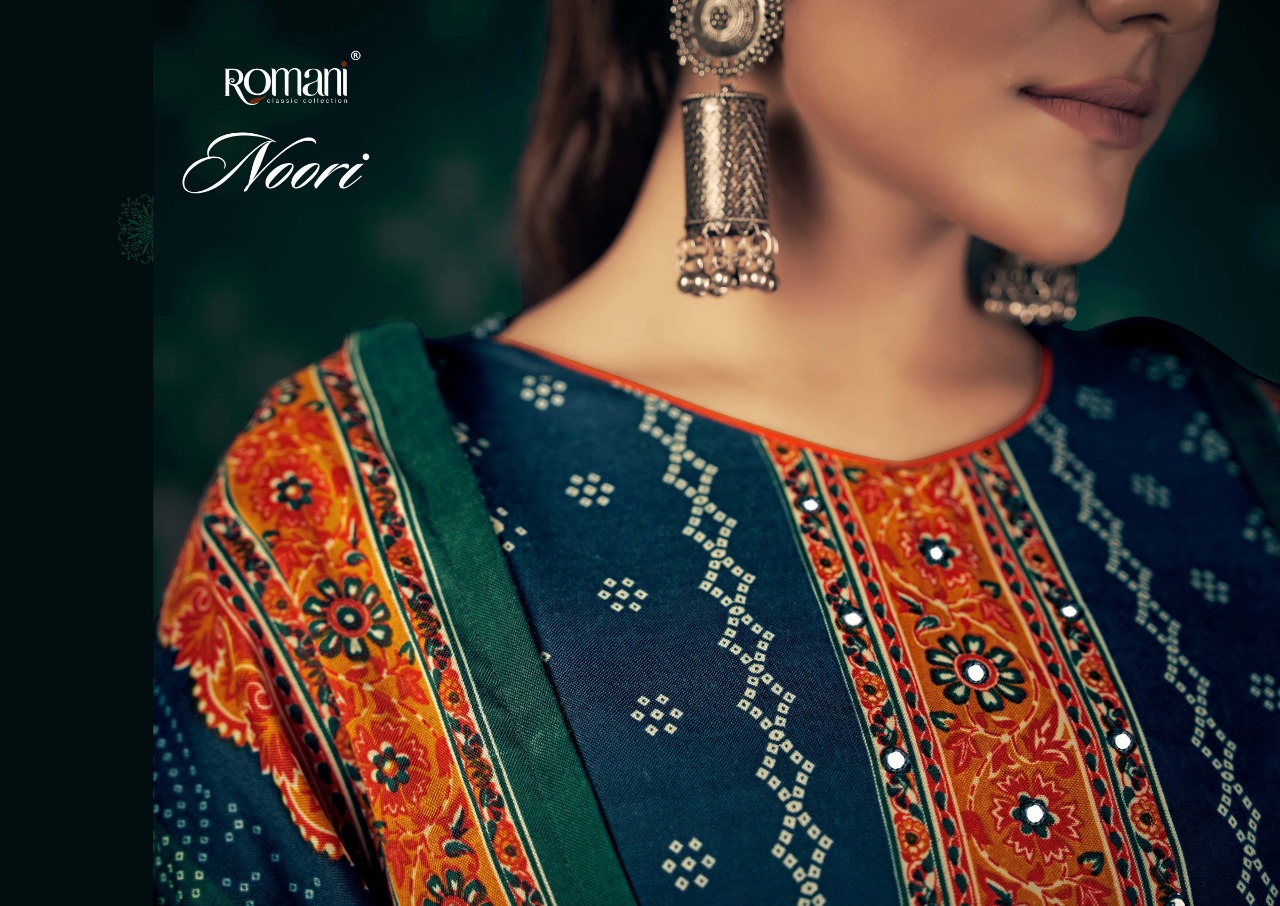 romani noori pashmina elegant salwar suit catalog