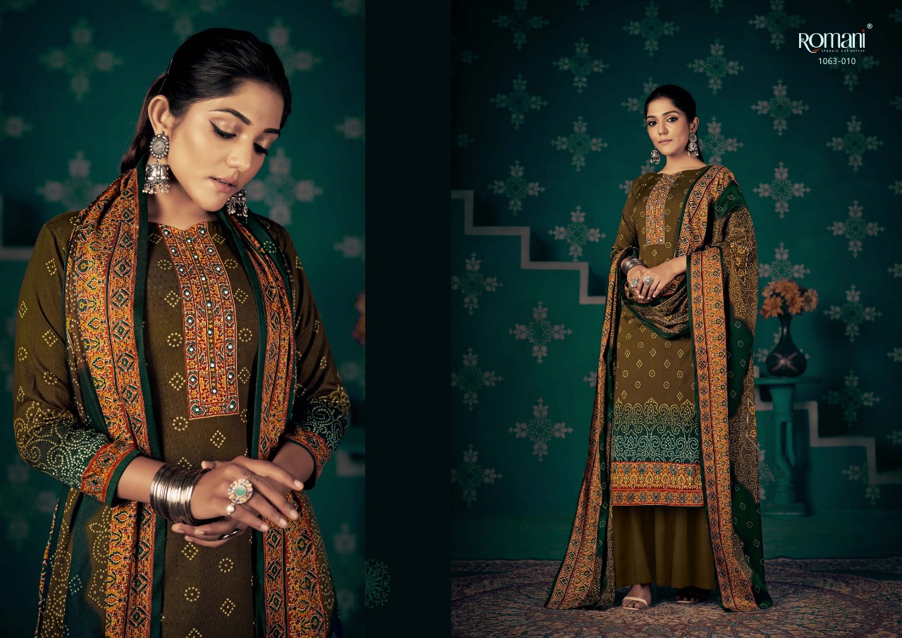 romani noori pashmina elegant salwar suit catalog