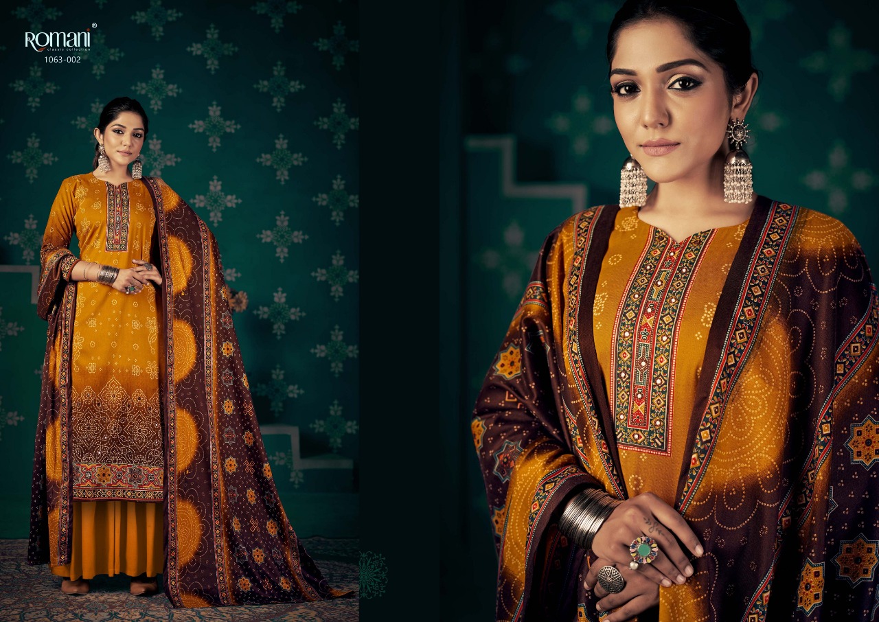 romani noori pashmina elegant salwar suit catalog