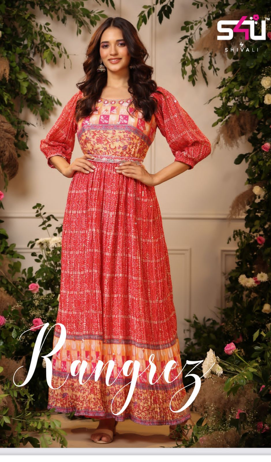 s4u rangrez vol 2 chinon new and moderan style kurti catalog