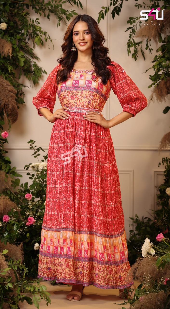 s4u rangrez vol 2 chinon new and moderan style kurti catalog