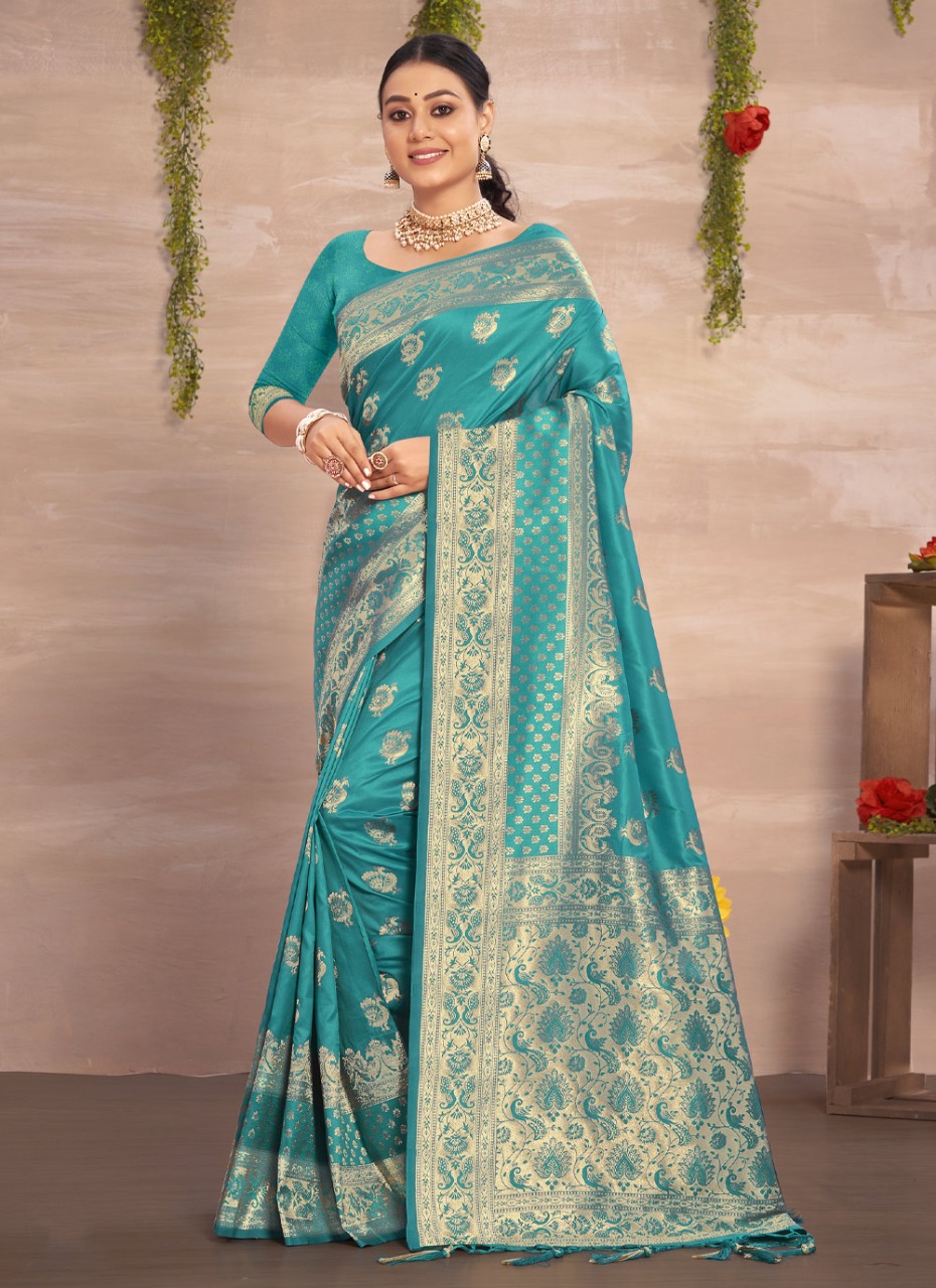 sangam print jubilee silk silk innovative look saree catalog