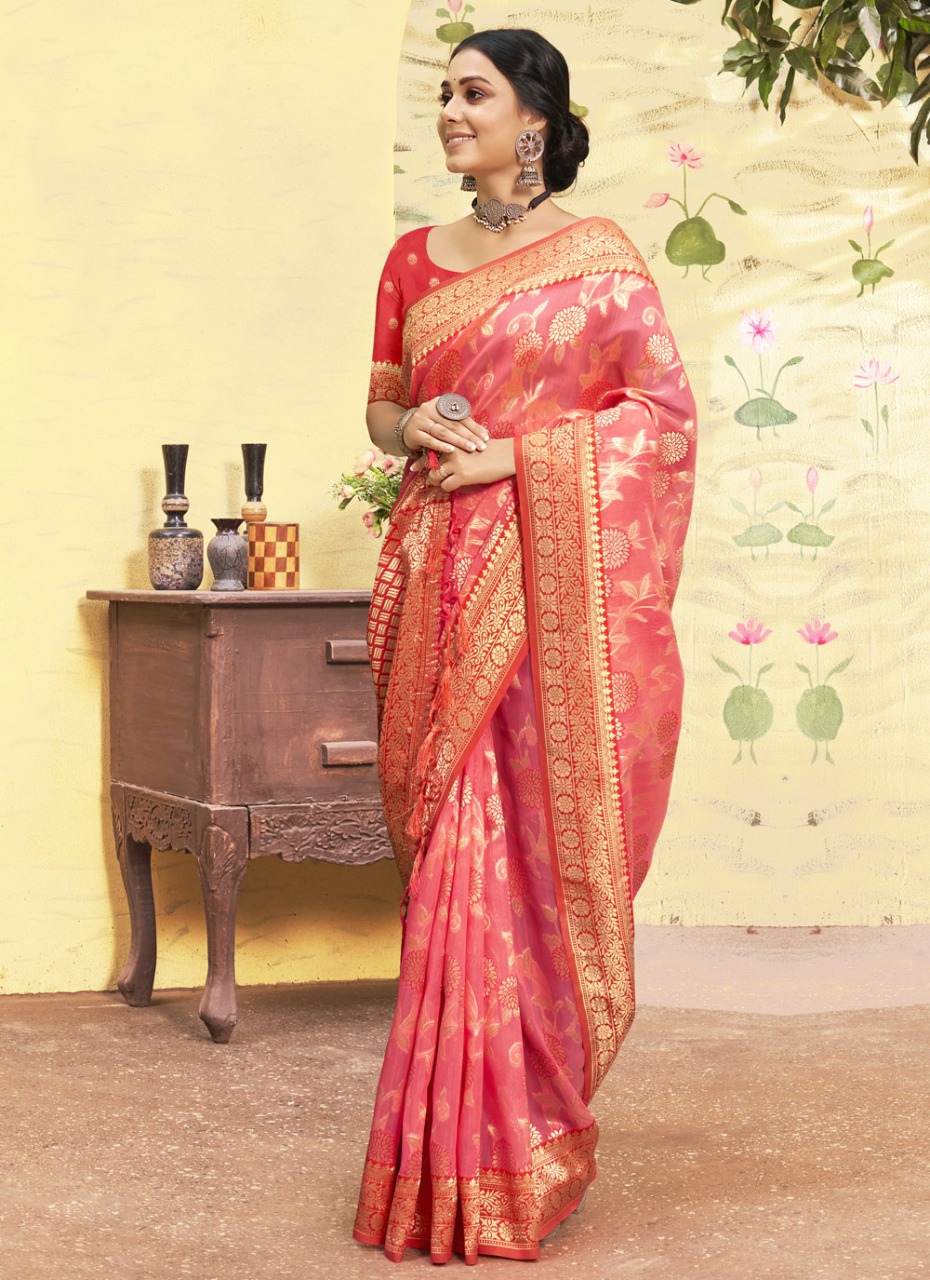 sangam print kamini cotton cotton authentic fabric saree catalog